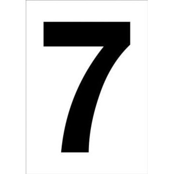 REALLY BIG CHARACTER SIGNS 20 in x NCC2087BKWT, Accuform, Mfr#: NCC2087BKWT